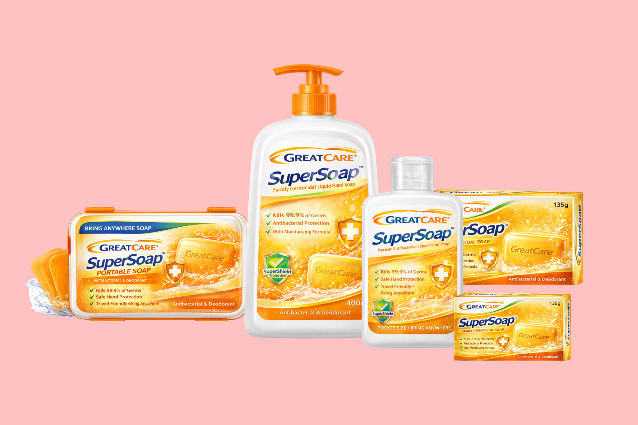 GreatCare SuperSoap Product Line