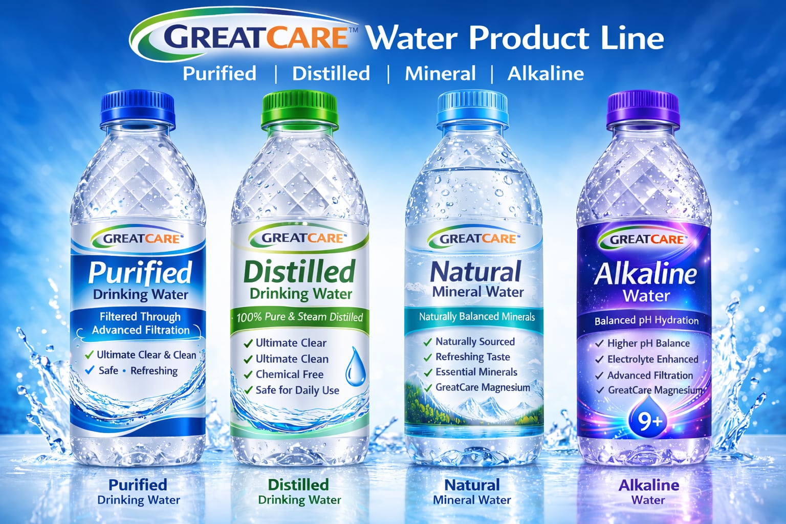 GreatCare Water Product Line